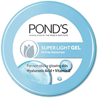 Pond's Super Light Gel Oil Free Moisturiser With Hyaluronic Acid + Vitamin E, 250 ml