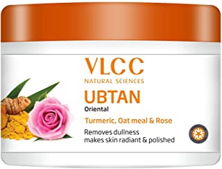 VLCC Ubtan With Tumeric, Oats Meal & Rose - for Radiant Skin (200 g)