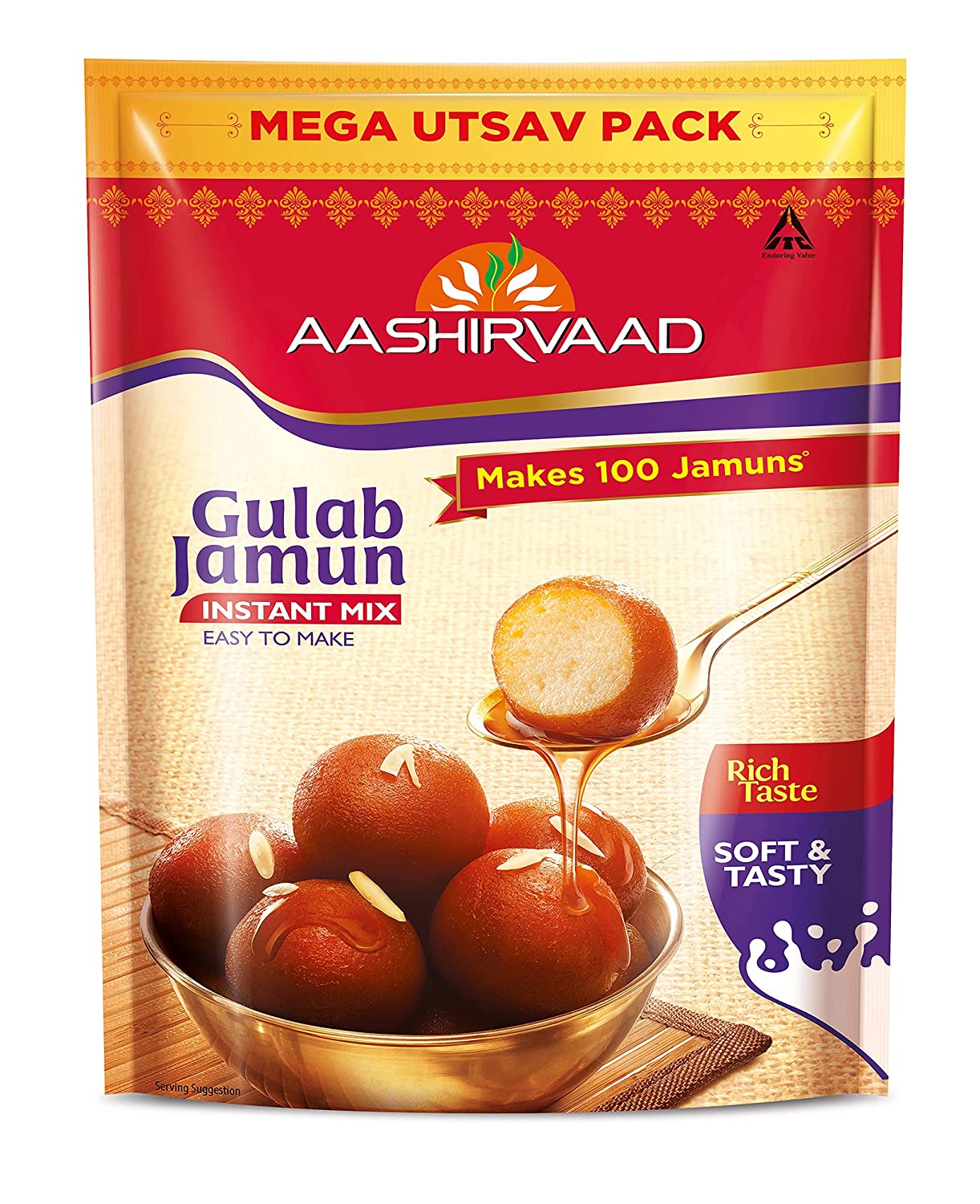 Aashirvaad Instant Mix - Gulab Jamun 500 g