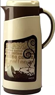 Milton Viva Tuff Jug Vacuum Insulated (Stainless Steel Inside) 1500ml Brown 1900 ml Flask (Pack of 1, Brown, Plastic)