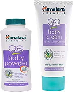 Himalaya Herbals Baby powder (100g)+Himalaya Herbals Baby Cream (200g) (White)