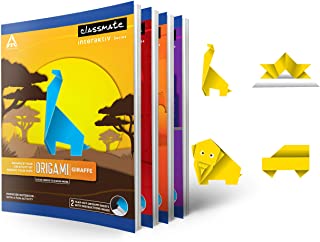 Classmate Origami Notebooks - Unruled, 172 Pages, 240 mm x 180 mm - Pack Of 4