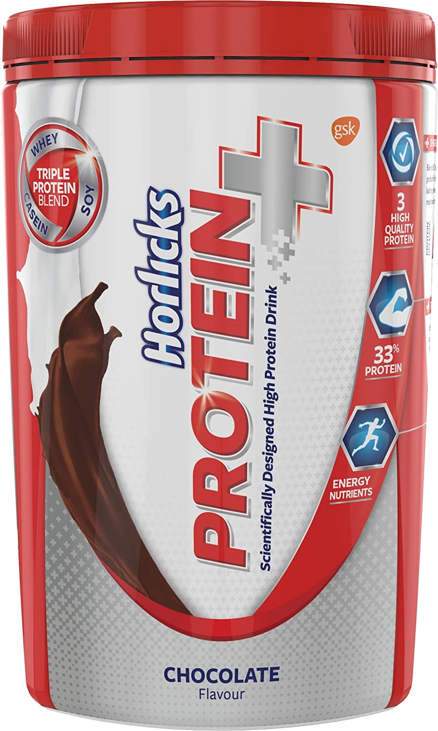 Horlicks Protein, Health and Nutrition Drink  Jar (Chocolate Flavour)  - 400 g