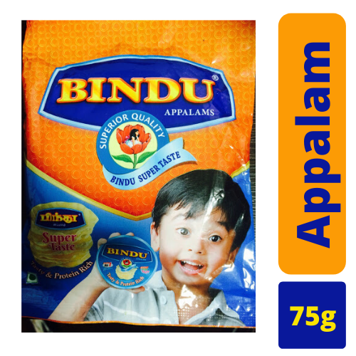 Bindu Super Taste Appalams 75g