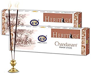 Cycle Pure Agarbathies Heritage Chandanam/Chandanathiri Incense Sticks-Pack of 2
