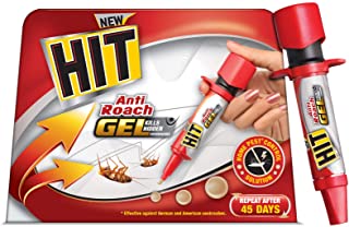 HIT Godrej Anti Roach Gel - Cockroach Killer (20g), Kitchen Safe, Odourless, Fast and Convenient
