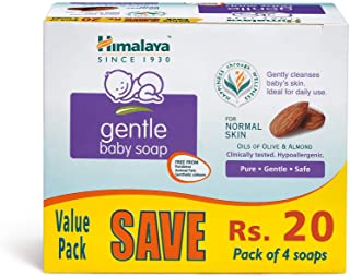 Himalaya Gentle Baby Soap Value Pack, 4 * 75g