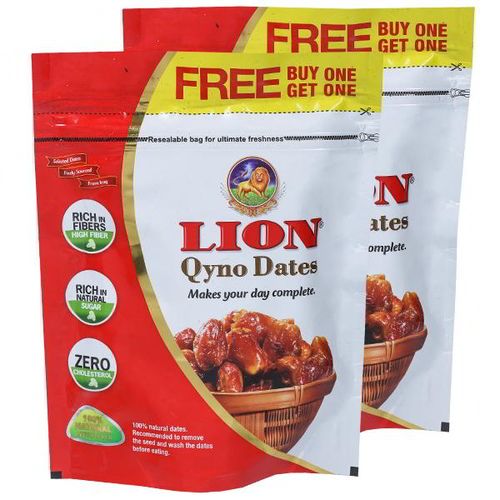 Lion Qyno Deseeded Dates 500g (Buy 1 Get 1 Free)