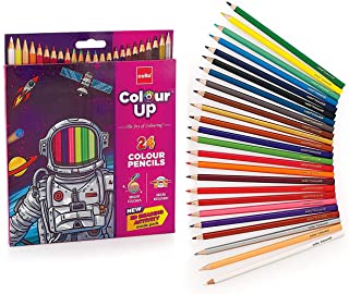 Cello ColourUp Colour Pencil Set | Pack of 24 | Multicoloured | Colouring Set for Kids and Art Lovers