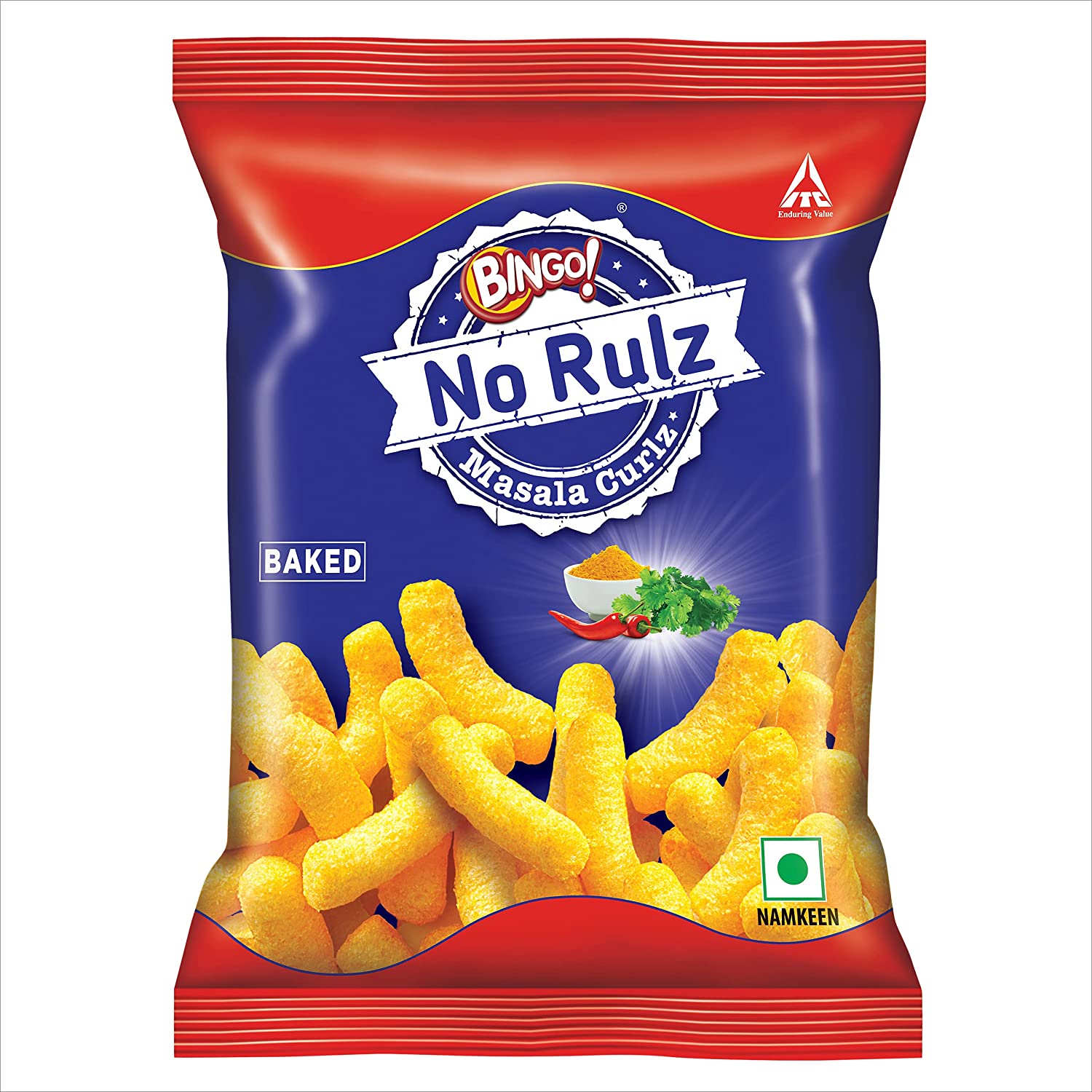 Bingo! No Rulz Masala Curlz, 80g