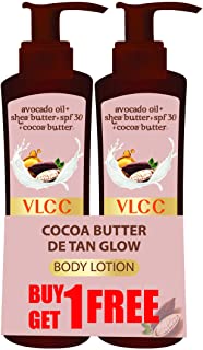 VLCC Cocoa Butter Detan Glow SPF 30 | PA+++, 400 ml (Buy 1 Get 1 Free) Dry Skin