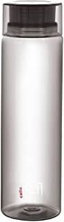 Cello H2O Plastic Unbreakable Bottle, 1 L, Black, Set of 1