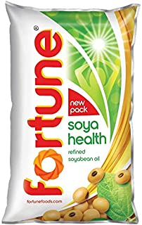 Fortune Soyabean Oil, 1L Pouch