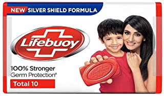 Lifebuoy Total Soap Bar, 125g (Pack of 4)