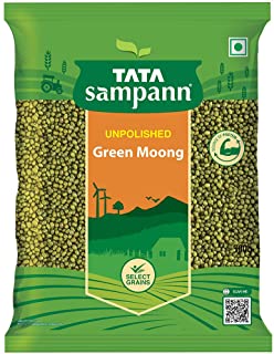 Tata Sampann Unpolished Green Moong Dal, Whole, 500g