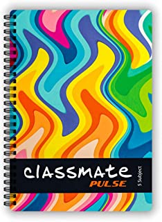 Classmate Pulse Single Line 5-Subject Notebook - 297mm x 210mm, 60 GSM, 250 Pages