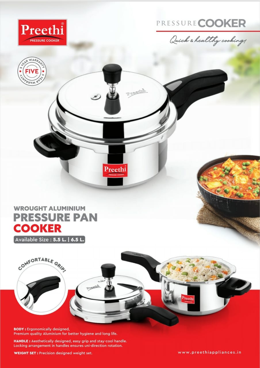 Aluminium pressure cooker