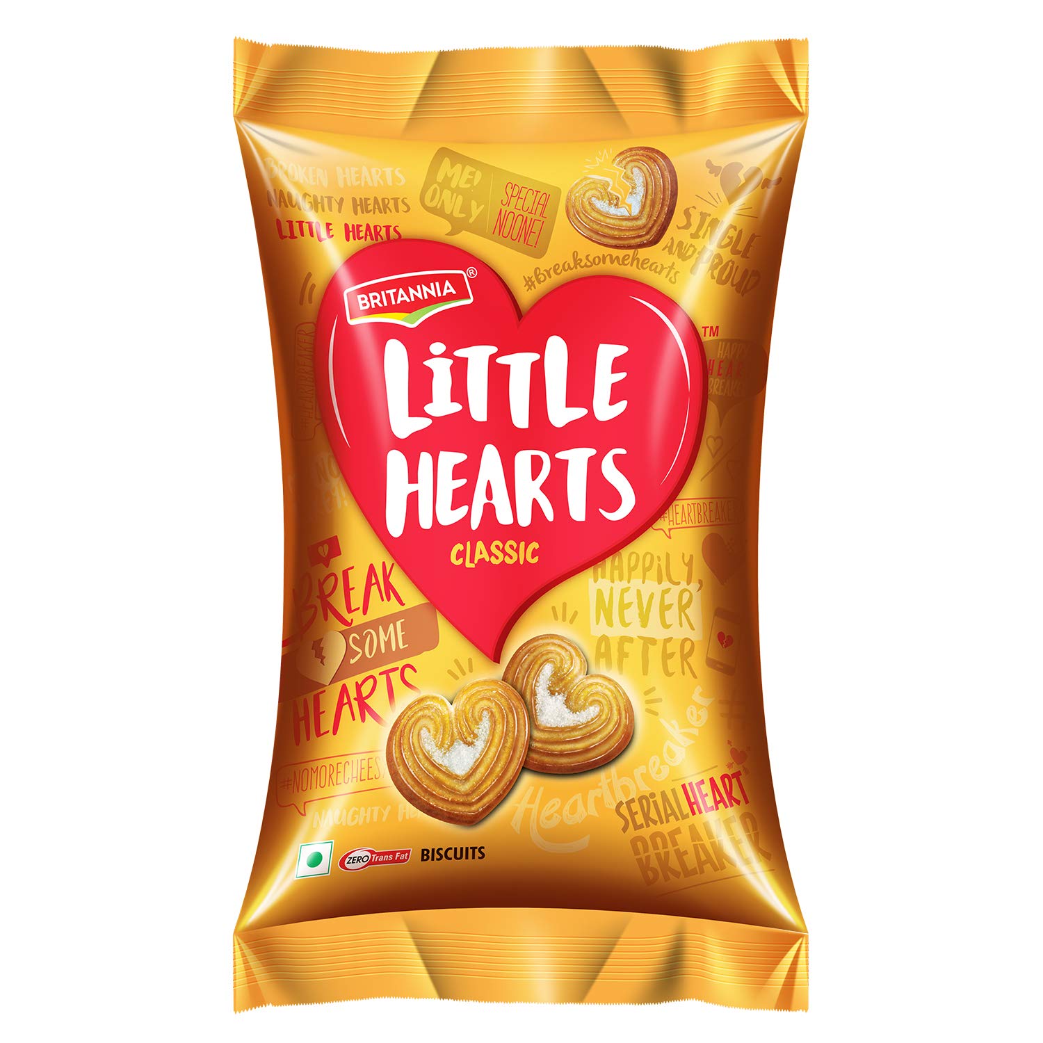 Britannia Little Hearts BIscuits, 75g