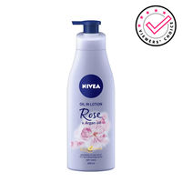 NIVEA Body Lotion Oil in Lotion Rose & Argan Oil - For Dry Skin (200ml)