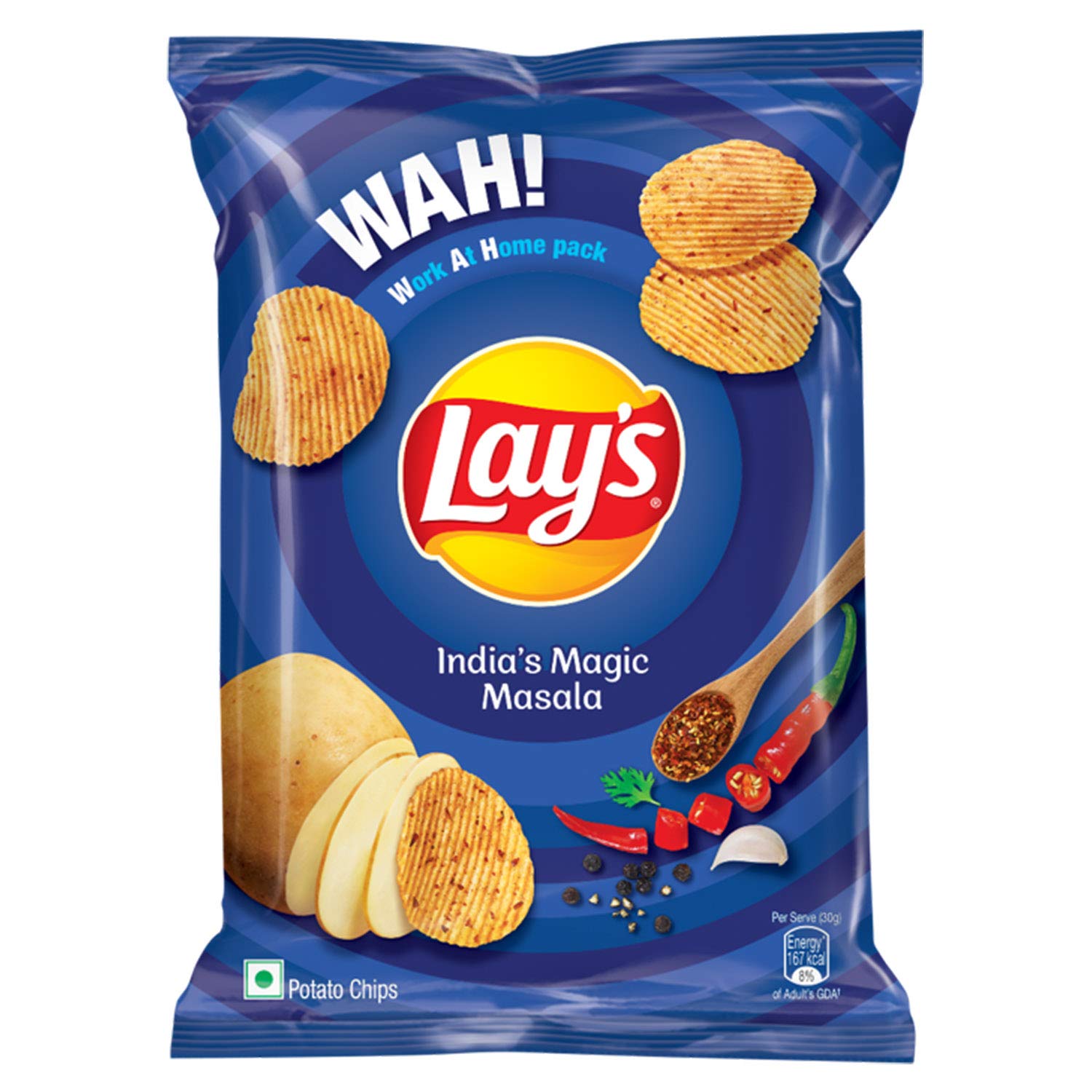 Lays Potato Chips -Magic Masala, 190 gm/ 221g