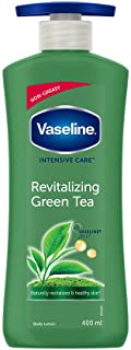 Vaseline Non-Greasy Formula with Pure Green Tea Extracts Revitalizing Green Tea Body Lotion, For Dull And Dry Skin - 400 ml