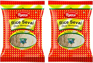 Manna Rice Sevai 1kg - Rice Vermicelli | Semia | 500g X 2 Packs ( Zero Maida )