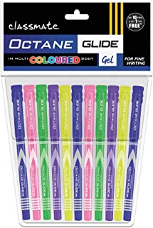 Classmate Octane Gide- Blue Gel Pens (pack Of 11) Smooth Writing Pens