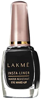 Lakme Insta Eye Liner, Black, Water Resistant, Long-Lasting, 9 ml