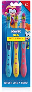 Oral B Kids Toothbrush, Extra Soft (Pack of 3)