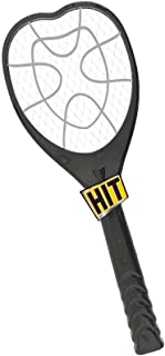 HIT Anti Mosquito Racquet Rechargeable Insect Killer Bat with LED Light, White