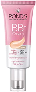 POND'S BB+ Cream, Instant Spot Coverage + Light Make-up Glow, Ivory 30g