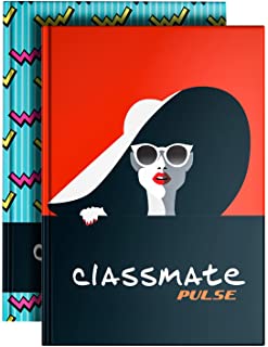 Classmate Pulse All Purpose Journal Notebooks: A5, Hard Cover, Ruled, 192 Pages (Pack of 2)
