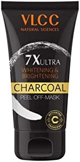 VLCC 7X Ultra Whitening and Brightening Charcoal Peel Off Mask, 100g