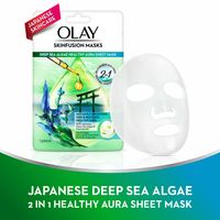 Olay Sheet Mask: Deep Sea Algae Healthy Aura Japanese Skin fusion