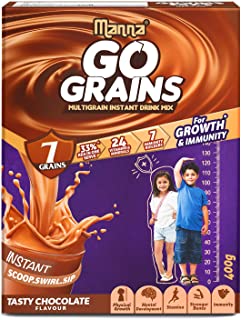 Manna Go Grains, 400g - Instant Multigrain Health & Nutrition Drink for Kids