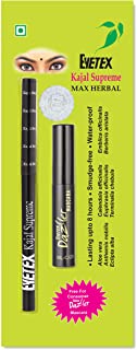 Eyetex Kajal Supreme Max Herbal, 0.35g with FREE INSIDE - Eyetex Dazller Mascara, 4.1g