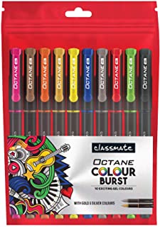Classmate Octane Colour Burst - Count of 10 (assorted)