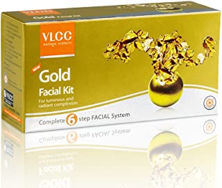 VLCC Facial Kits (VLCC Natural Sciences Gold Facial Kit for Luminous and Radiant Complexion 60g)