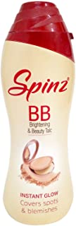 Spinz BB Talcum Powder - Instant Glow, 100g Bottle