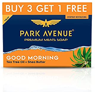 Park Avenue Good Morning Soap For Men, 125g (Pack Of 4