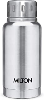 Milton Elfin 160 Thermosteel Hot and Cold Water Bottle, 160 ml, Silver
