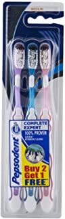Pepsodent Complete Expert Tooth Brush (Buy 2 Get 1 Free)
