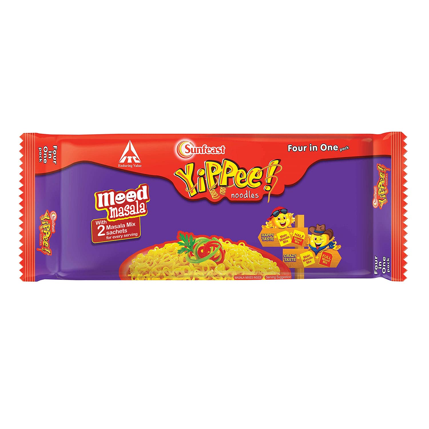 Sunfeast Yippee Noodles - Mood Masala, 280g