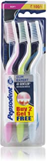 Pepsodent Gum Expert Tooth Brush - Soft, (2+1) Pieces
