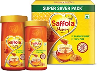Saffola Honey, 100% Pure NMR tested Honey, 1.5kg (Super Saver Pack)