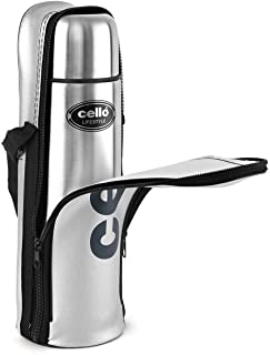 Cello Life Style Stainless Steel Insulated Flask, 500ml, Silver
