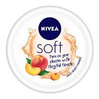 Nivea Soft Light Moisturizer Cream Playful Peach For Hands And Body - 50 Ml (50 ml)