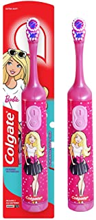 Colgate Kids Barbie Battery Powered Electric Toothbrush, Extra Soft Bristles (Age 3+)