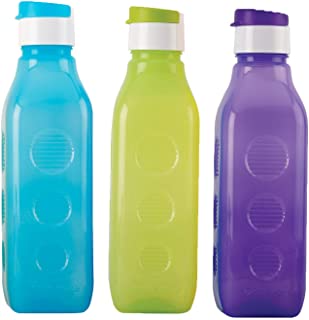 Oliveware Premium PP Water Bottle | SUPERIYA Range | Multi - Pack of 3 | 1 Litre Bottle