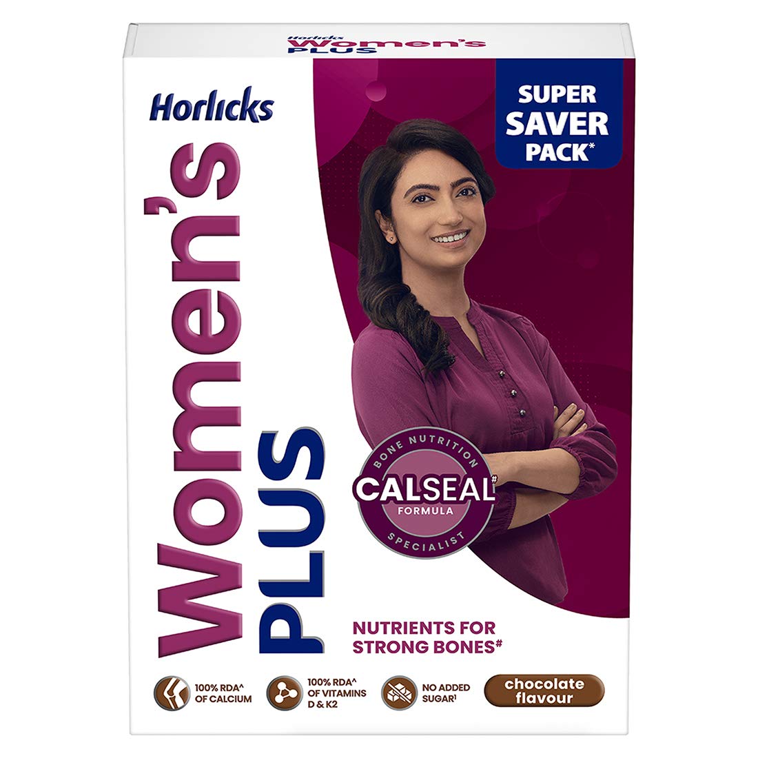 Women's Horlicks Plus Chocolate Health Drink  Chocolate Flavour 400g